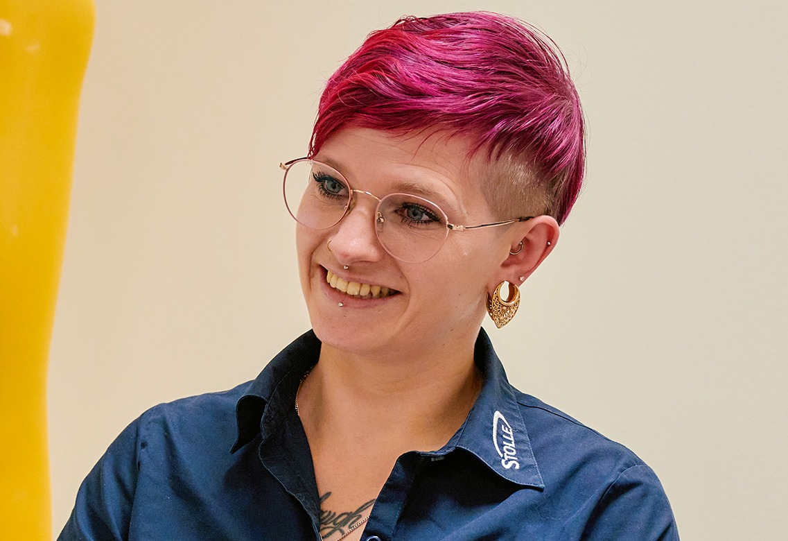 Azubipatin Angelique Wist Aubildung bei Stolle